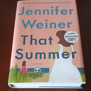 Jennifer Weiner 'That Summer' Autographed Book